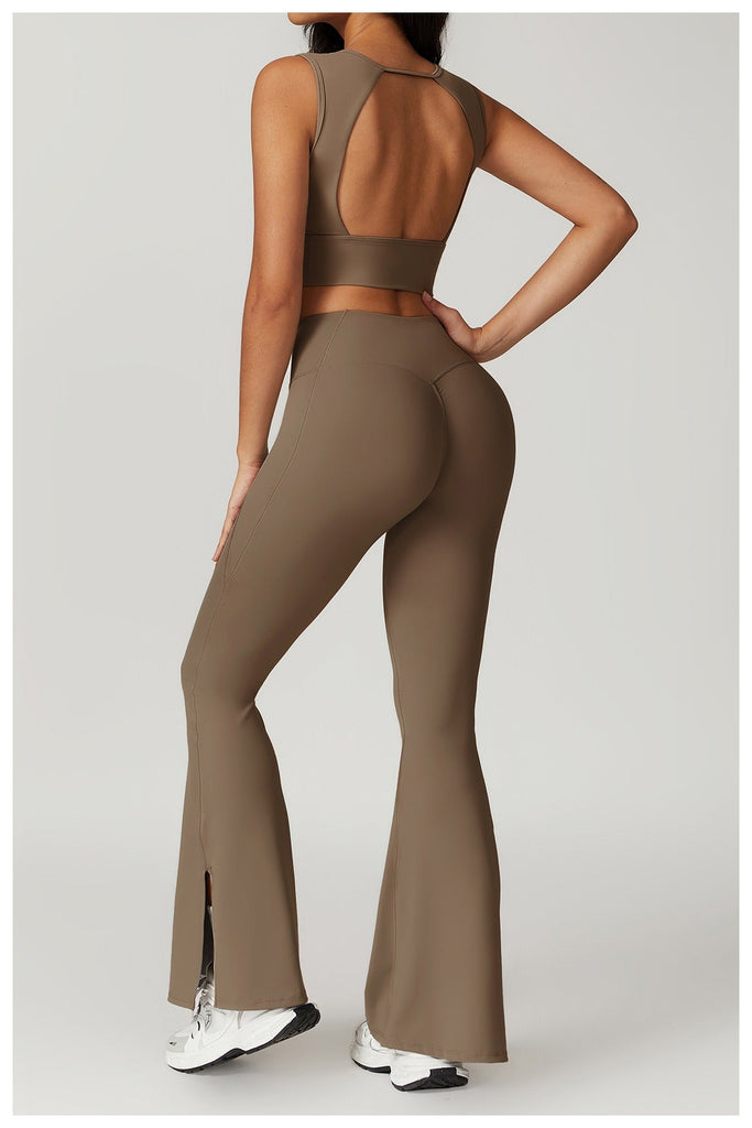 Kelly Crop Top & Flared Set