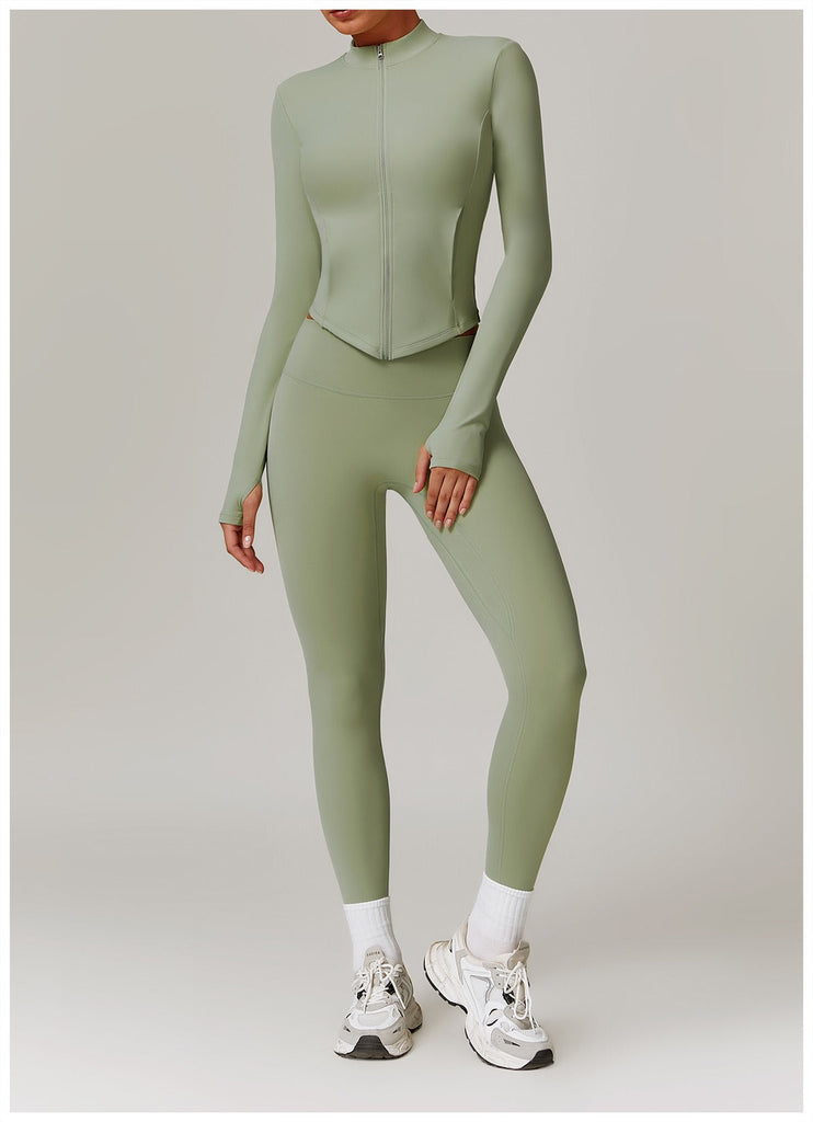 Impact Longsleeve Zip Top & Leggings Set