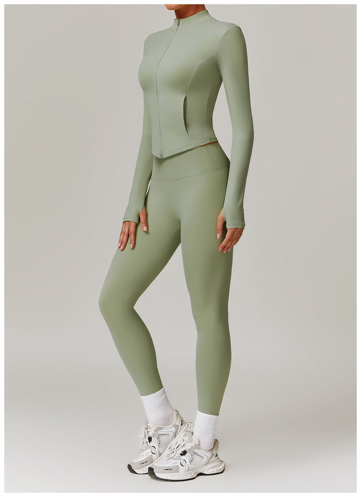 Impact Longsleeve Zip Top & Leggings Set