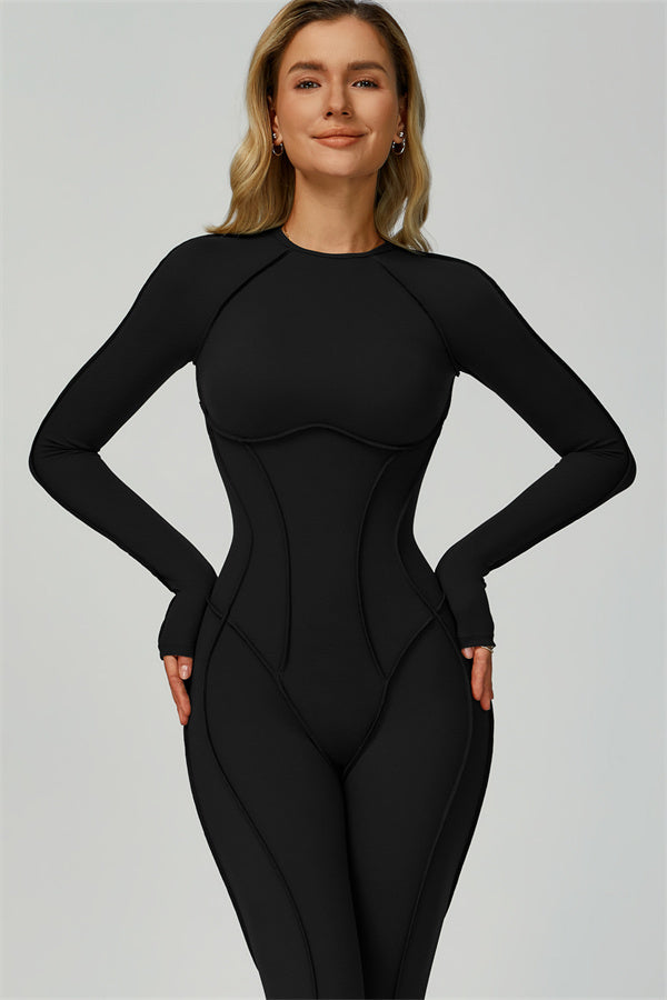 The Anew Long Sleeve Jumpsuit Black
