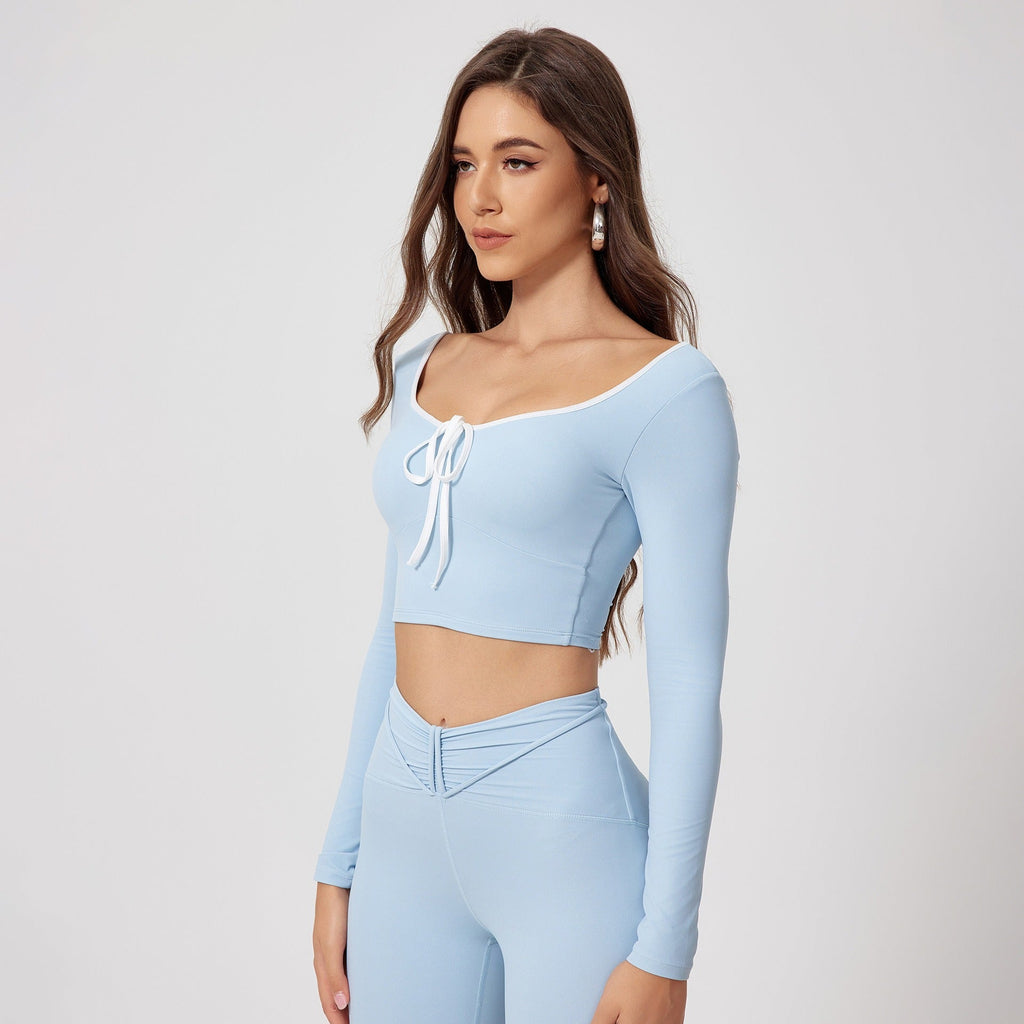 Leonor Crop Longsleeve Top & Leggings Set