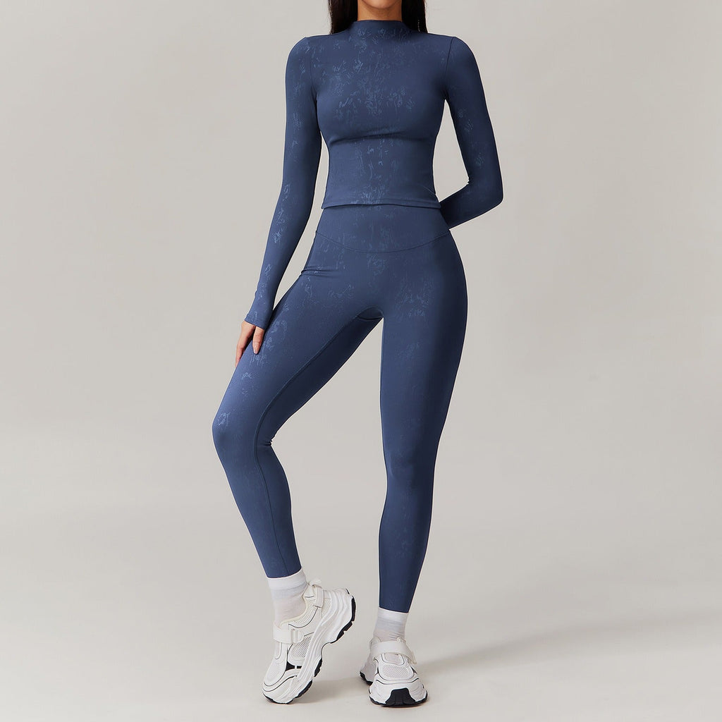 Kay Turtleneck Longsleeve Top & Leggings Set