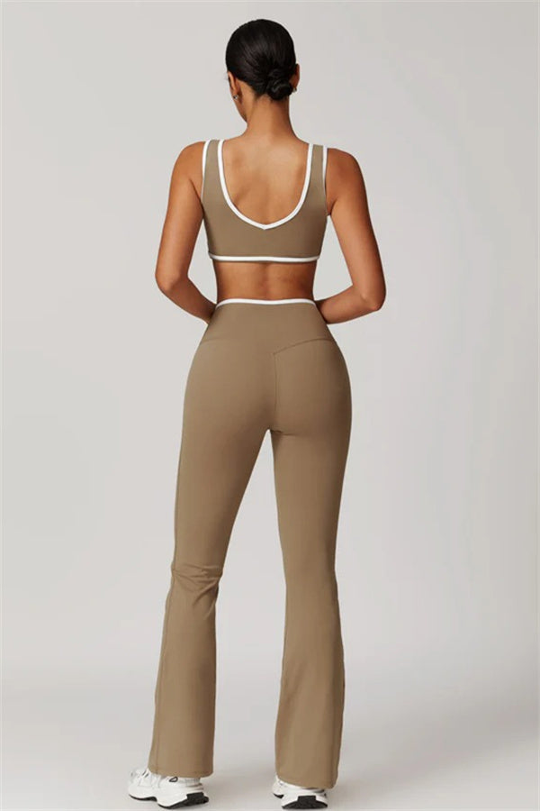 The Stamina Sports Bra Flared Leggings 2-Piece Set