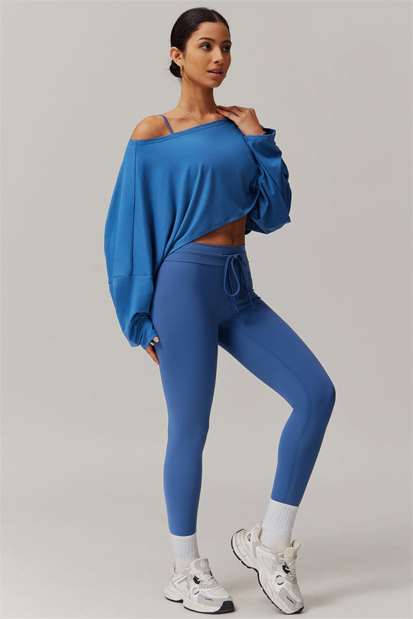 The Resonate Drift Cropped Pullover Leggings 2-Piece Set