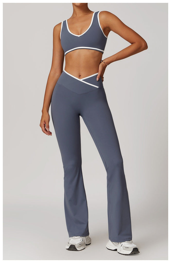 Aiko Bra Top & Flared Set