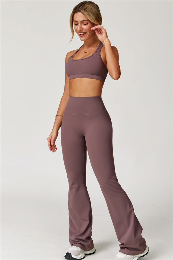 The Epic Sports Bra Flared Leggings 2-Piece Set