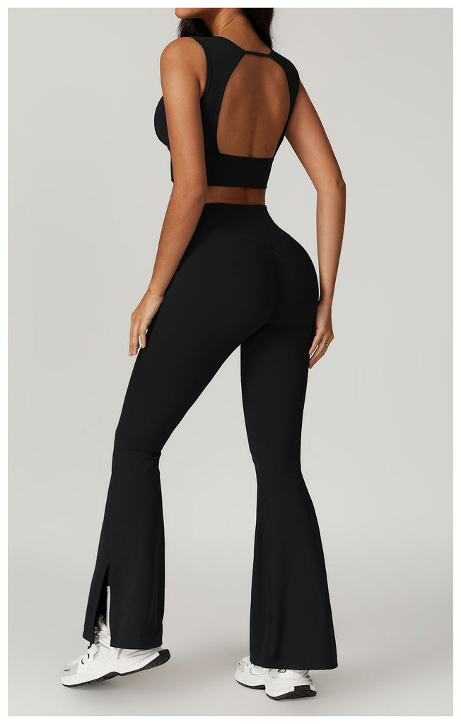 Kelly Crop Top & Flared Set