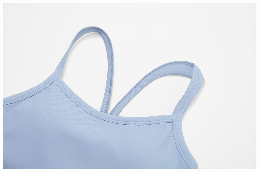 Melina Micro Ribbed Bra Top & Leggings Set