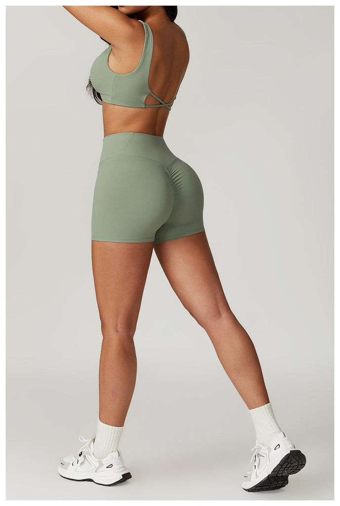 Mira Twist Bra Top & Shorts Set