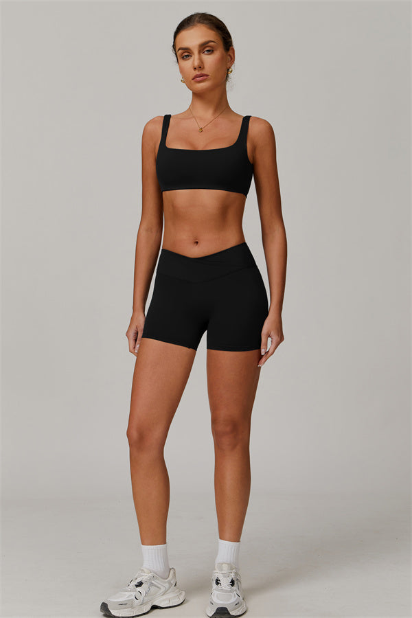 The Halo Sports Bra Shorts 2-Piece Set