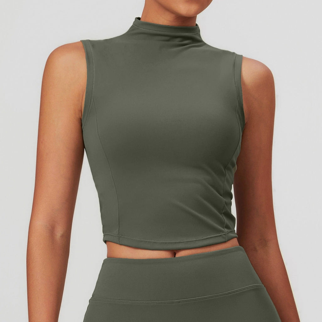 Stephanie Crop Top Army green