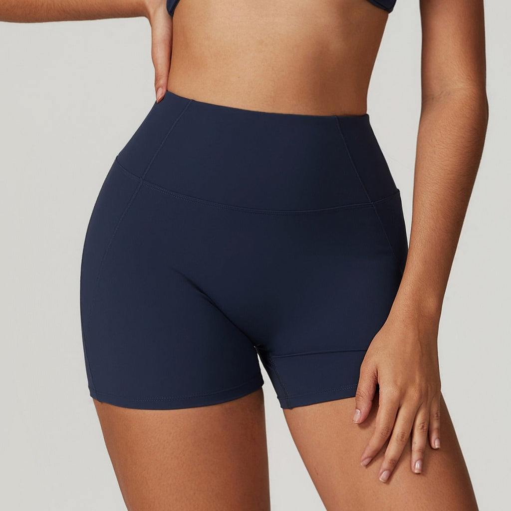 Mira Scrunch Shorts Navy