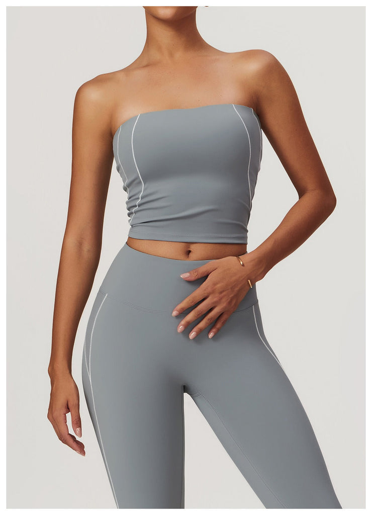Celeste Panel Tube Top Steel grey