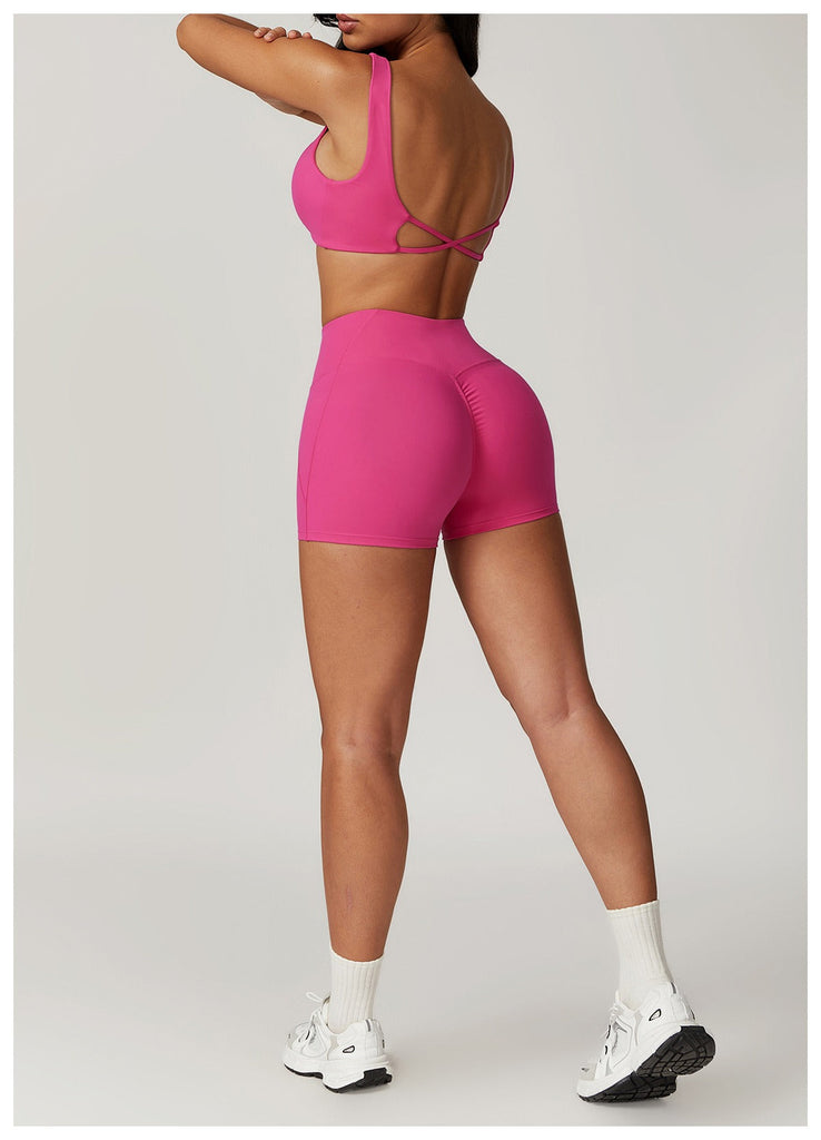 Mira Twist Bra Top & Shorts Set
