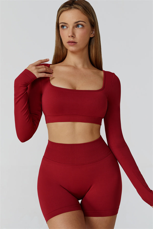 The Reign Long Sleeve Crop Top