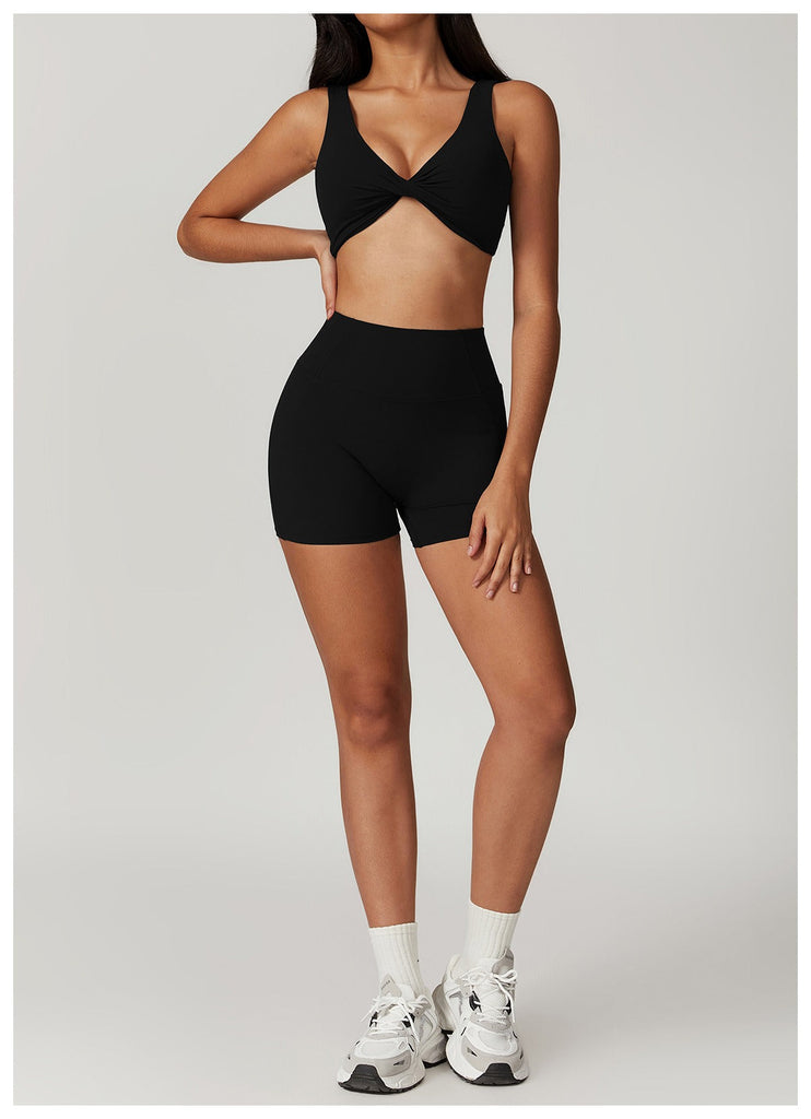 Mira Twist Bra Top & Shorts Set