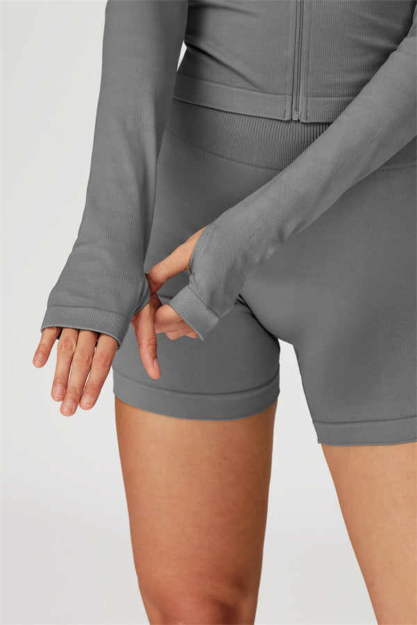 The Sculpt Jacket Shorts 2-Piece Set