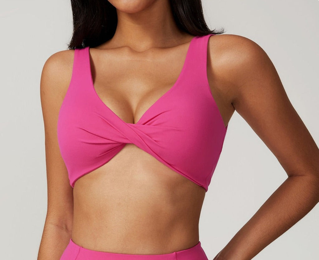 Mira Twist Bra Top & Shorts Set