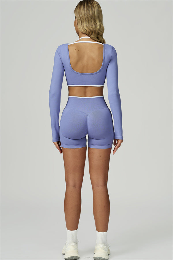 The Prime Line Long Sleeve Crop Top
