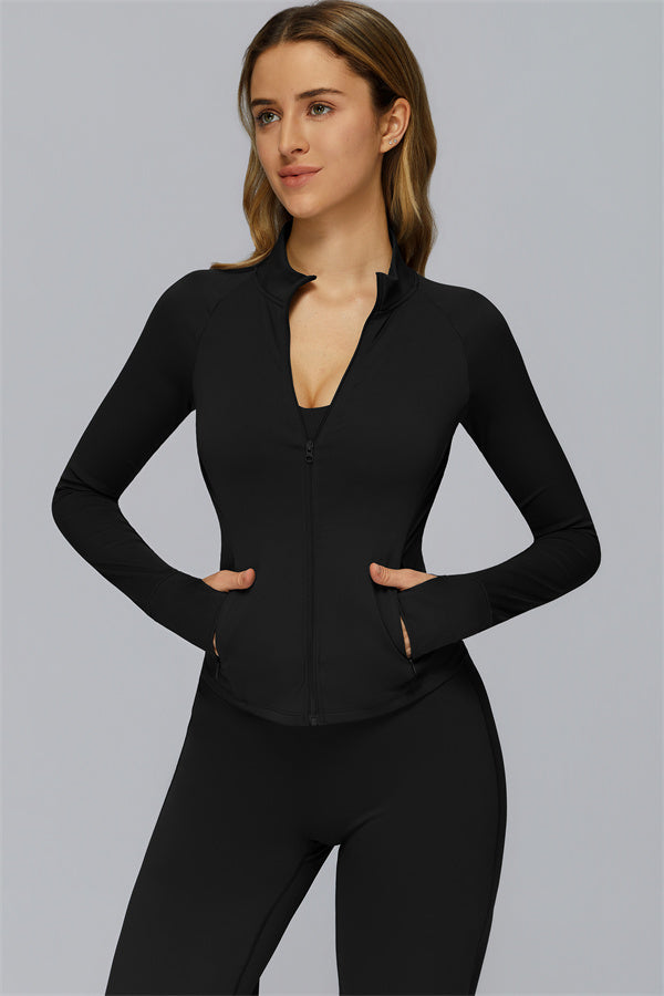 The FlexCore Pure Zip Jacket Flared Leggings 2-Piece Set