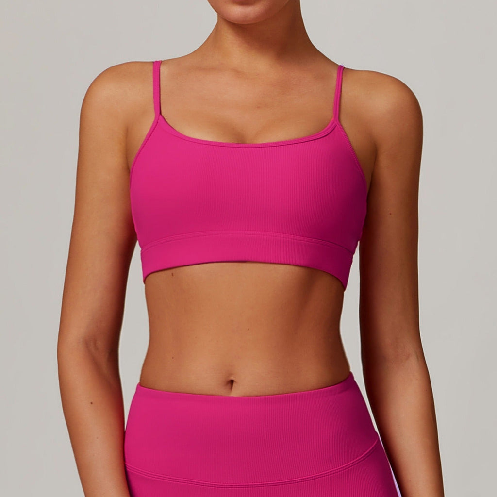 Casey Strappy Bra Top Hot pink
