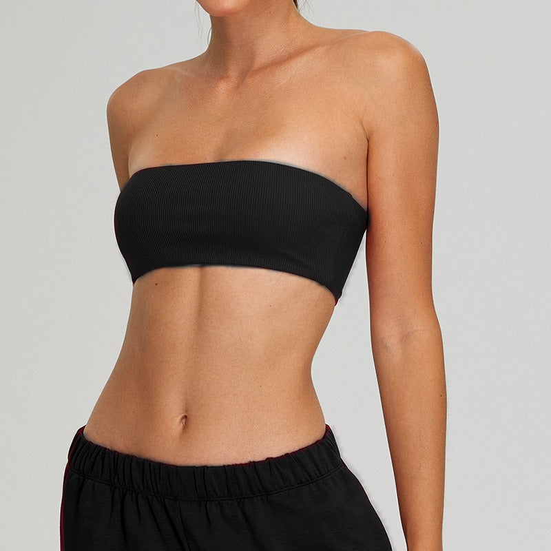 Annora Sleeveless Bra Top Black