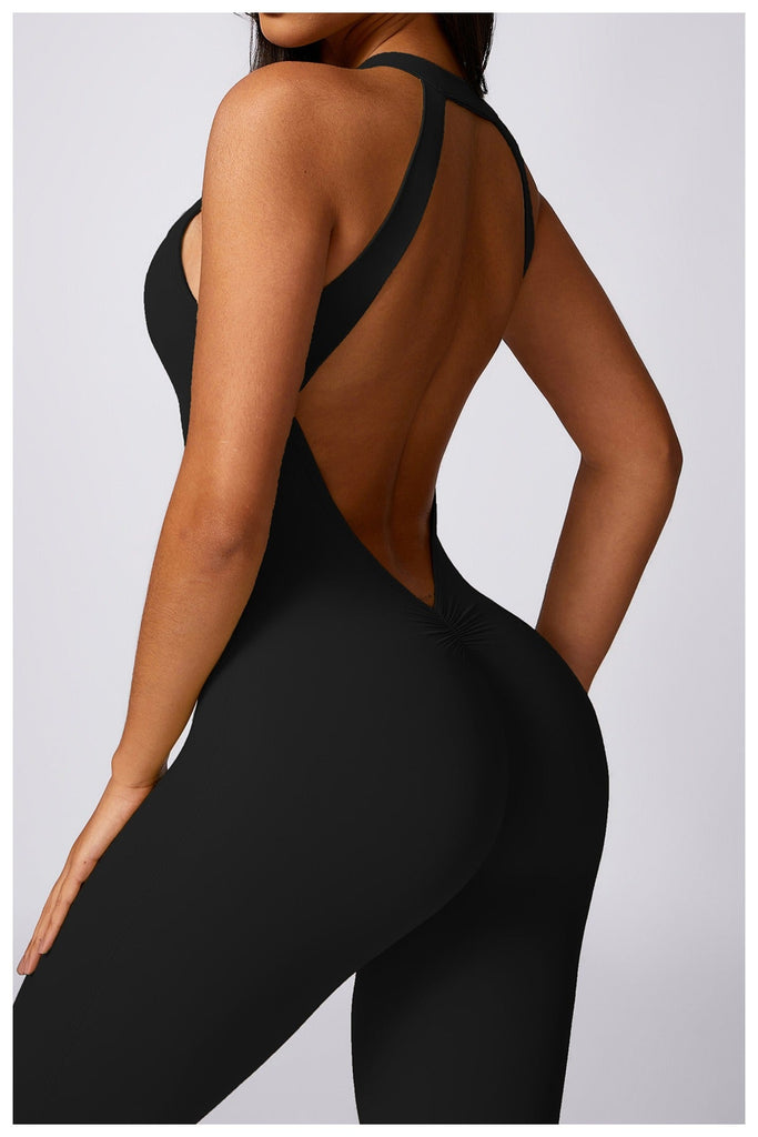 Christine Sculpt Backless Jumpsuit