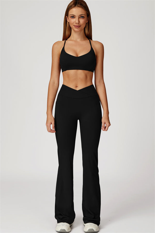 The Propel Sports Bra Flared Leggings 2-Piece Set