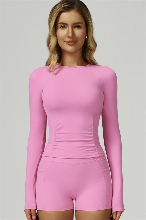 The FlexFit Active Top Shorts 2-Piece Set Magenta
