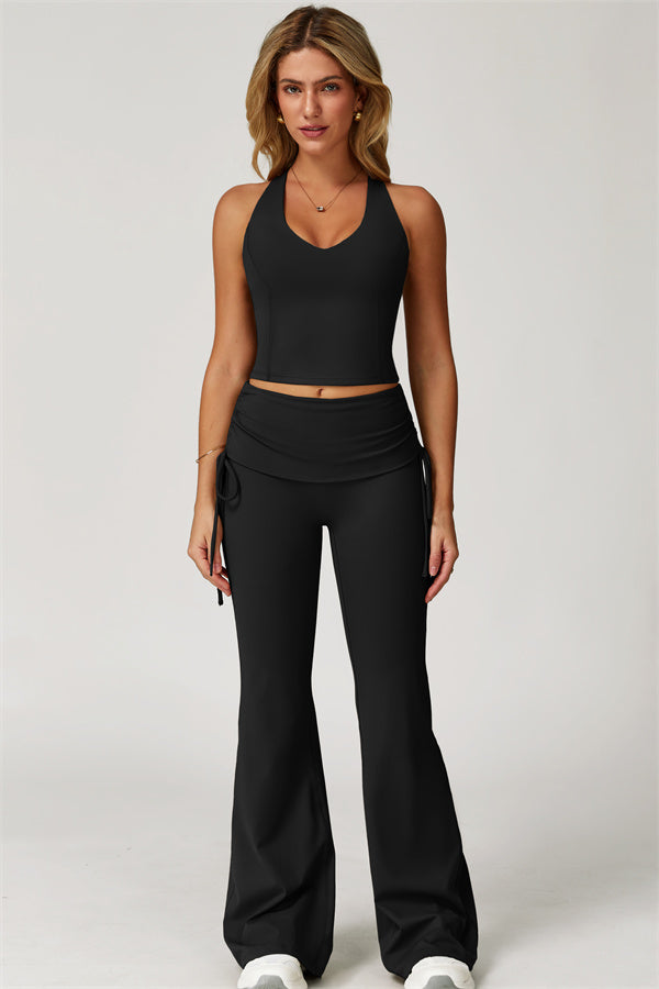 Alani V Top & Flared Folded Set