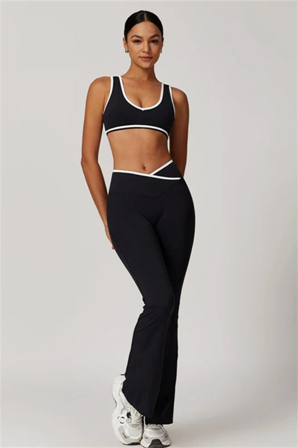 The Stamina Sports Bra Flared Leggings 2-Piece Set