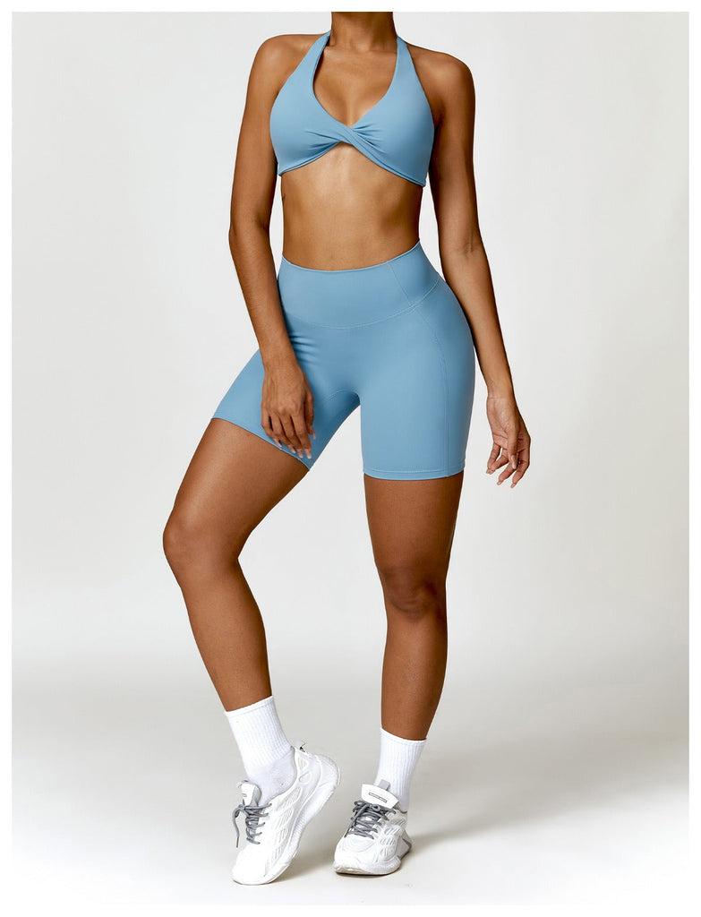 Supreme Twist Top & Shorts Set Blue