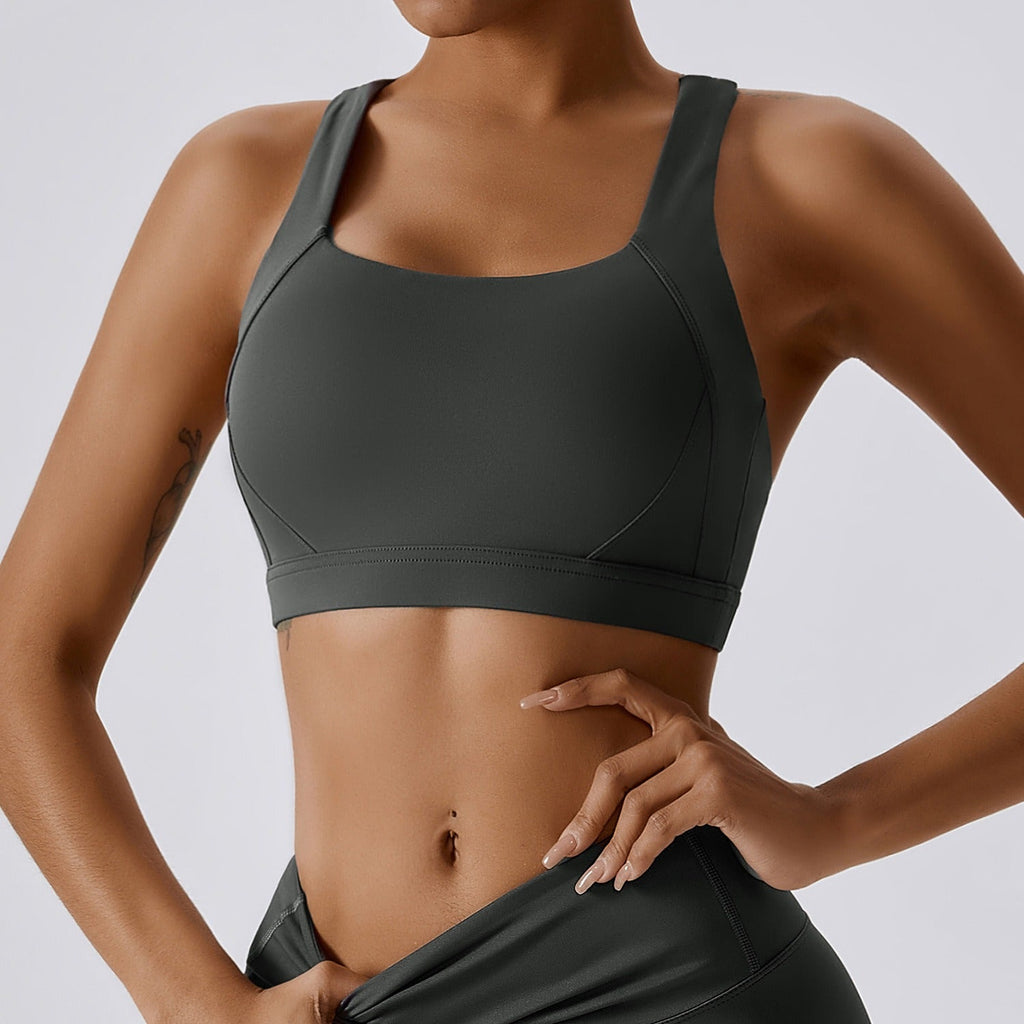 Madelyn Bra Sculpt Top Graphite