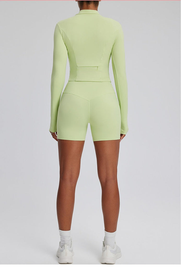 Dara Longsleeve Top & Shorts Set