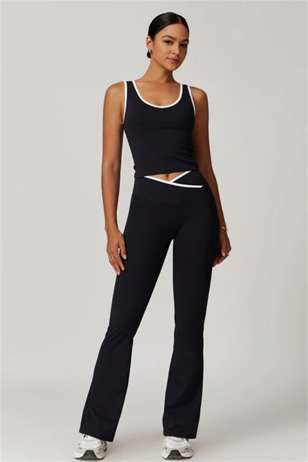 The Stamina Tank Top Flared Leggings 2-Piece Set