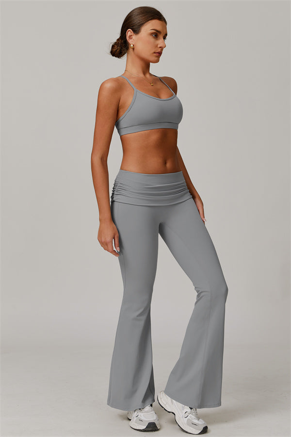 The Juno Star Sports Bra Flared Leggings 2-Piece Set