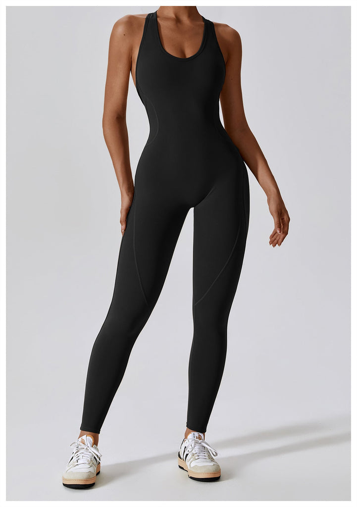 Maya Active Sculpt Jumpsuit Black