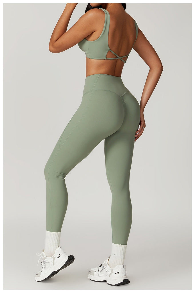 Mira Twist Bra Top & Leggings Set