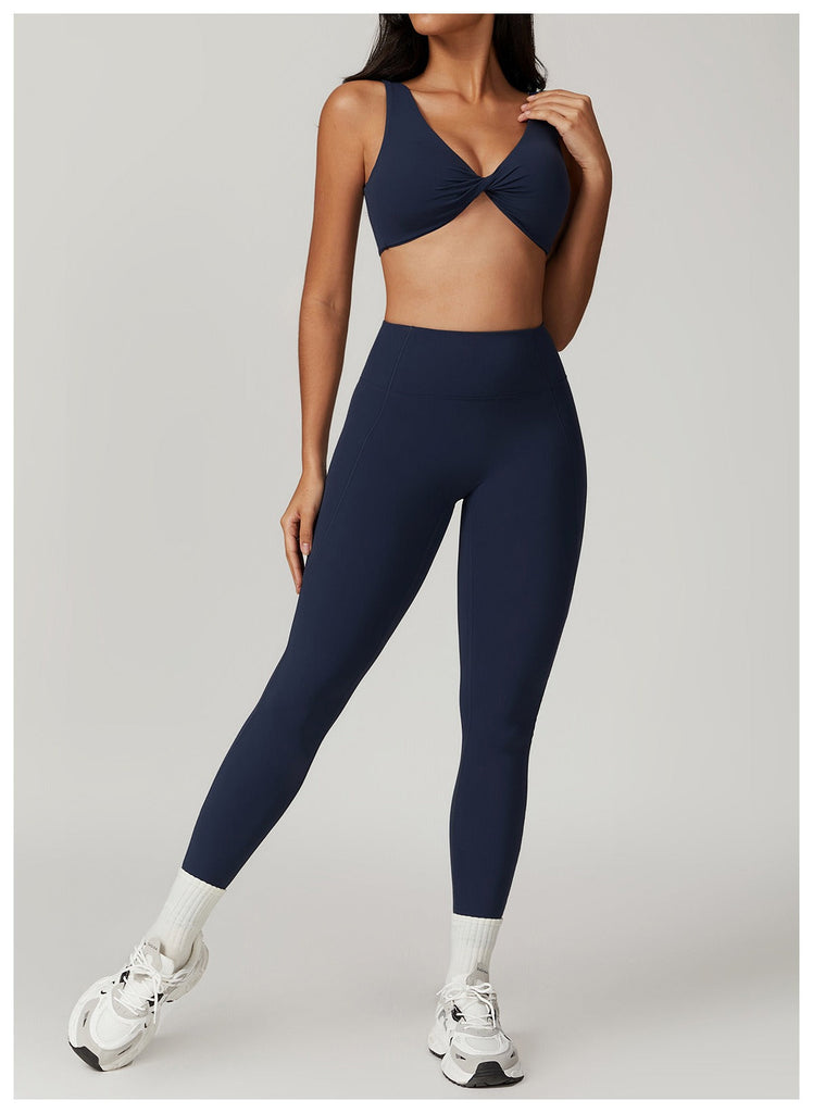 Mira Twist Bra Top & Leggings Set