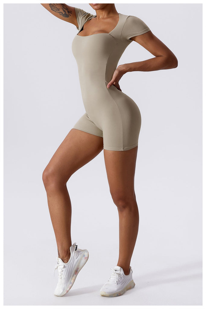 Square Double Lined Romper