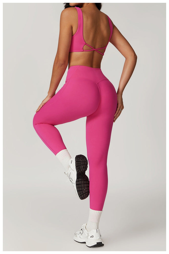 Mira Twist Bra Top & Leggings Set
