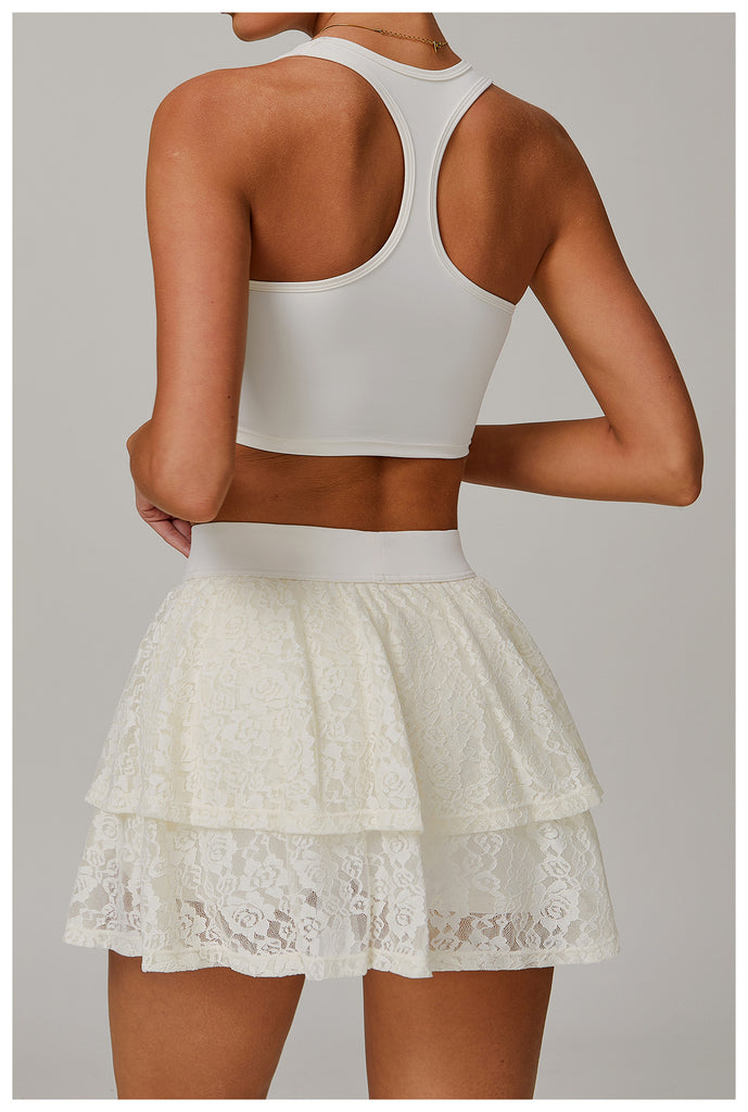Lace Finest Side Pockets Skort