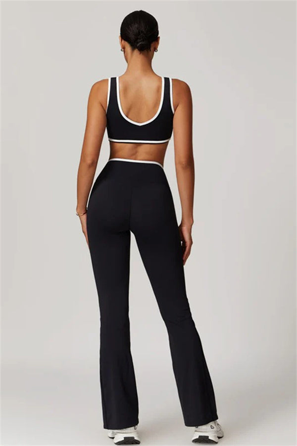 The Stamina Sports Bra Flared Leggings 2-Piece Set