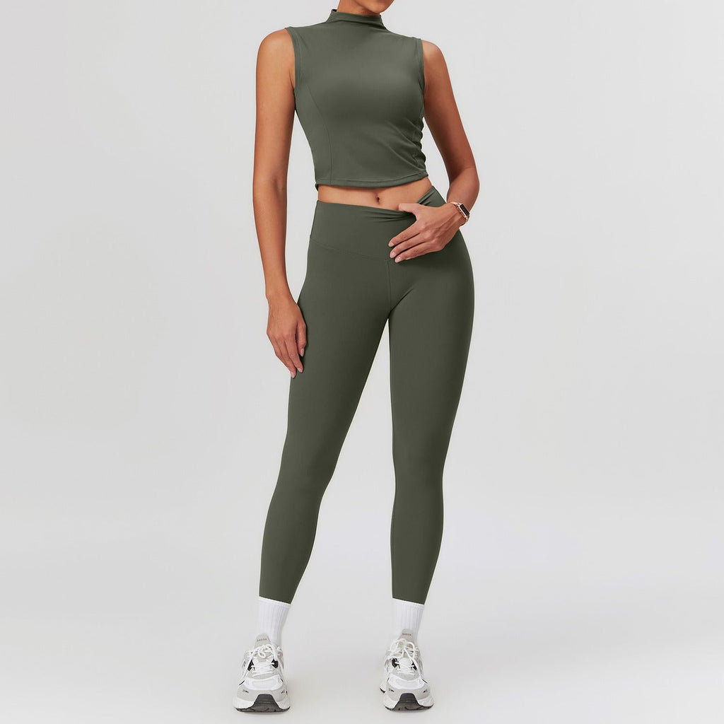 Stephanie Crop Top & Leggings Set