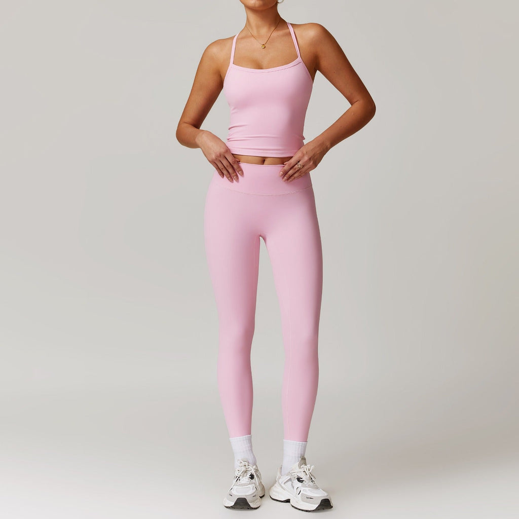 Butter Tank Top & Leggings Set Bubblegum