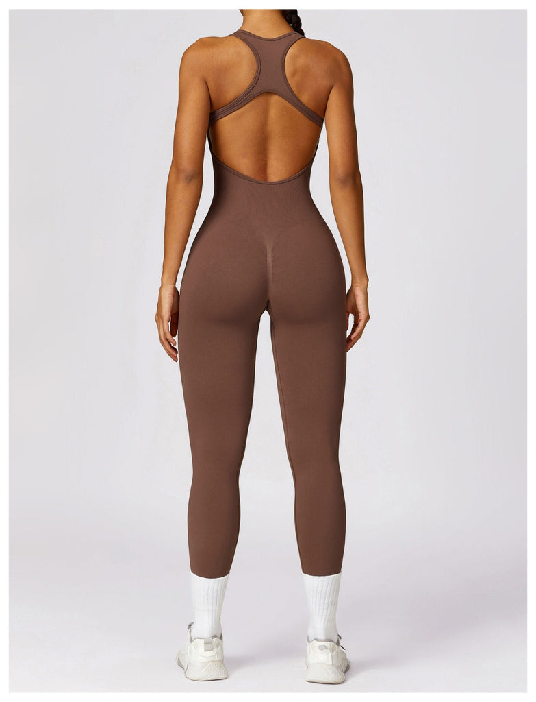 Mila Backless Racer Jumpsuit