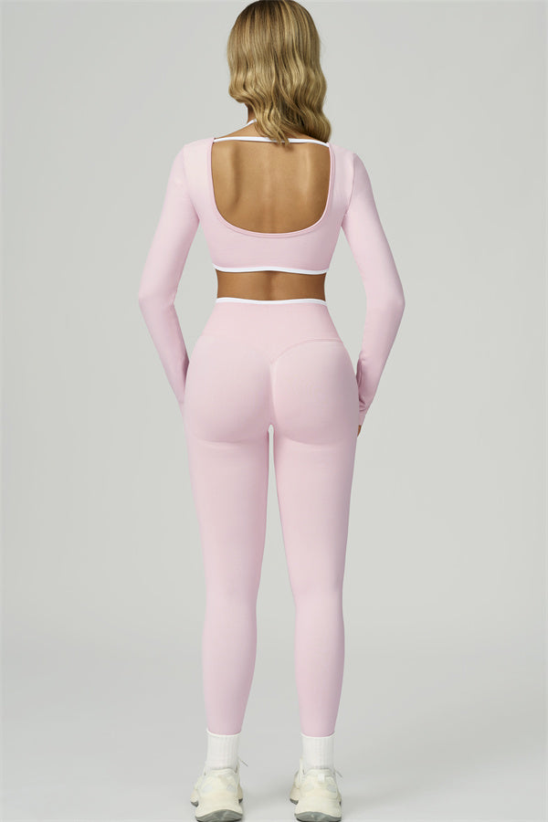 The Prime Line Long Sleeve Crop Top