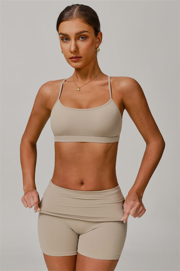 The Juno Star Sports Bra Shorts 2-Piece Set
