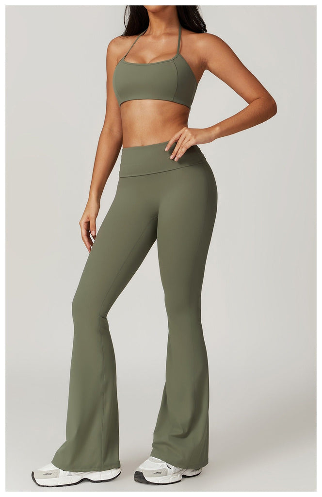 Ayla Bra Top & Flared Set