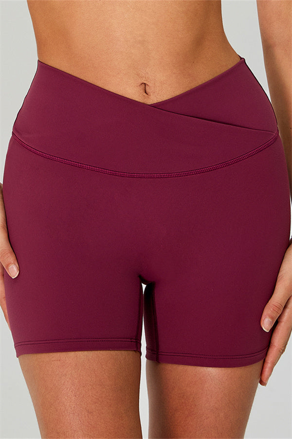 The Jewel Crop Top Crossover Shorts 2-Piece Set